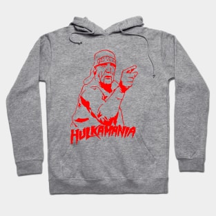 Hulkamania Yellow Retro Hoodie